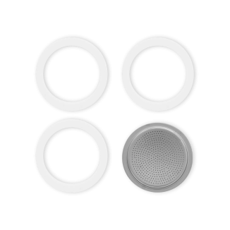 Set de 3 garnituri si 1 suport de filtru pentru 3/4 cani