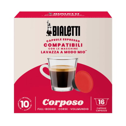 Capsule Compatibile Lavazza A Modo Mio - Corposo 16 buc