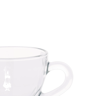 Set 2 cești de cafea din sticlă