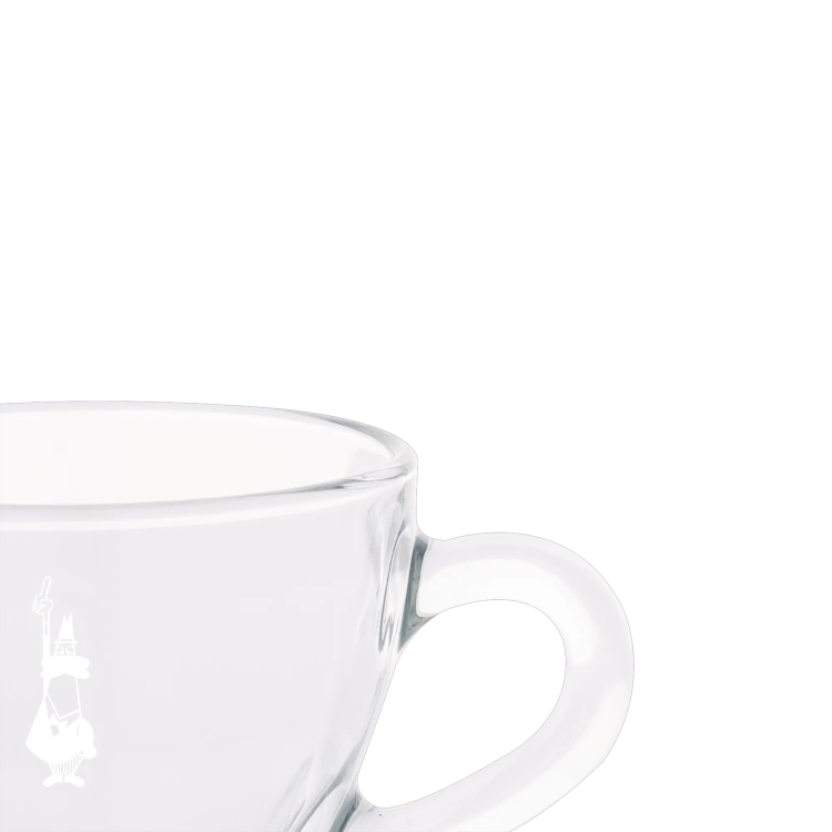 Set 2 cești de cafea din sticlă