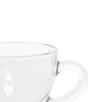 Set 2 pahare cappuccino din sticlă