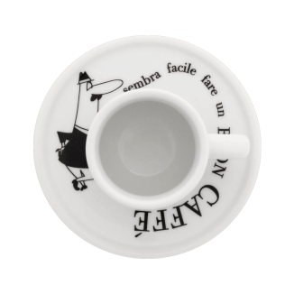Set 4 cești carusel moka