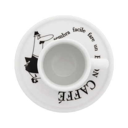 Set 4 cești carusel moka