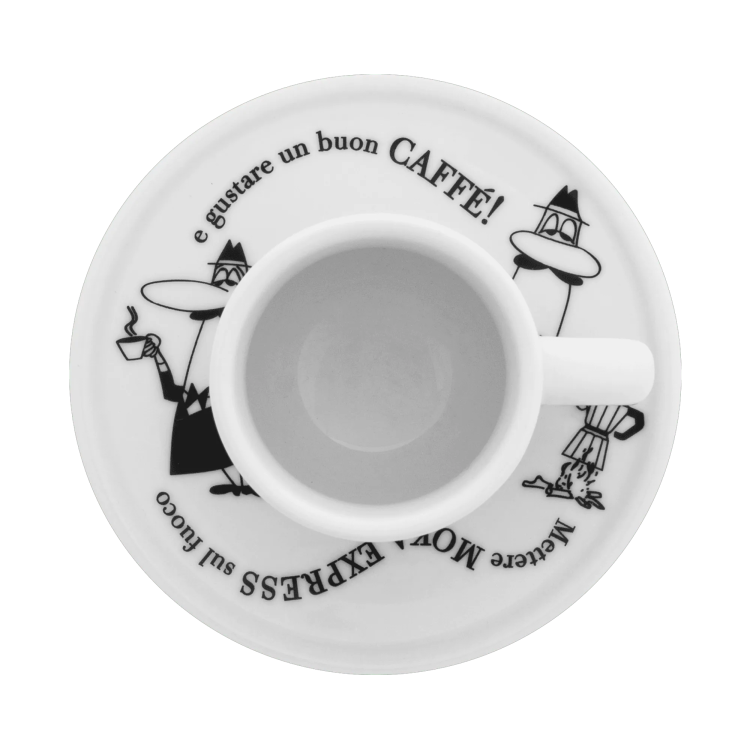 Set 4 cești carusel moka