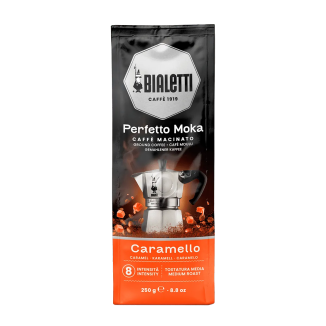Cafea măcinată Perfetto Moka Caramello 250 g