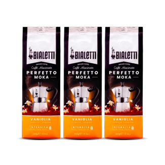 Cafea măcinată Perfetto Moka Vaniglia KIT 3 pachete